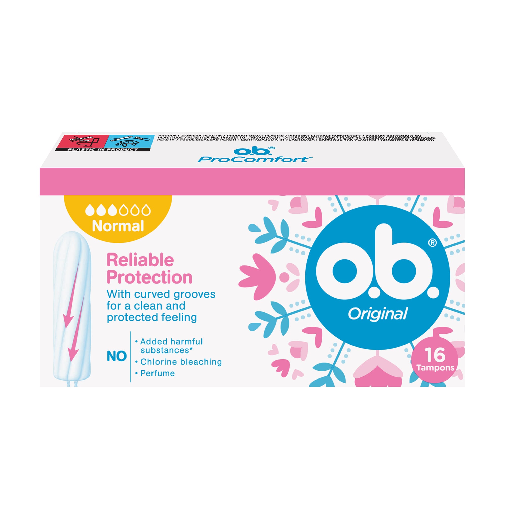 Тампони o.b. Original Normal, 16 шт